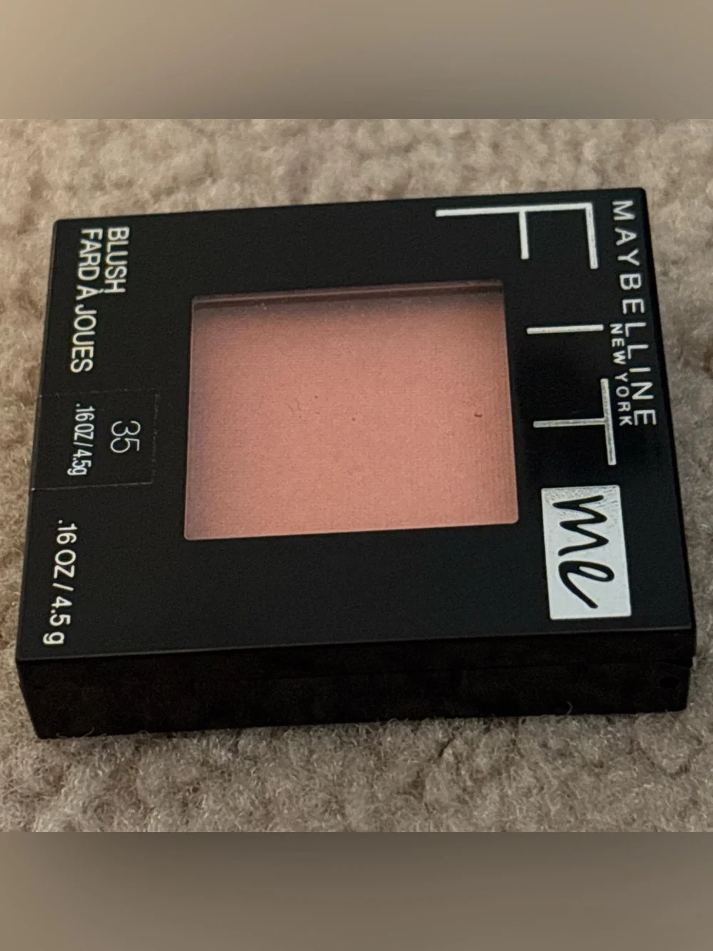 Maybelline Fit Me #35/coral, Blush .16oz Smooth New Sealed